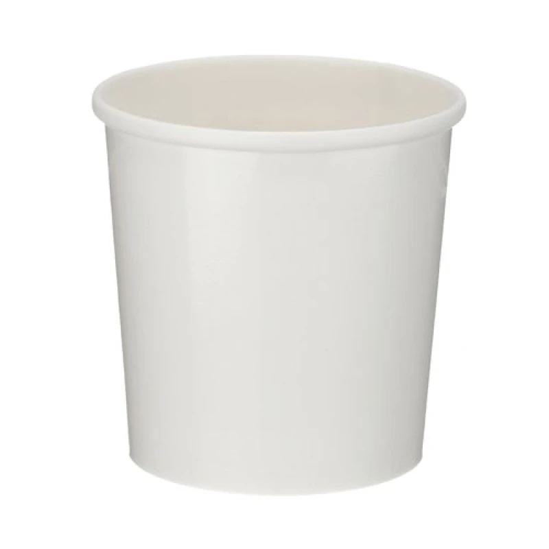 Image of Go-Pak Heavy Duty Soup Cup PP Lined 12oz White (500 Pack) D45013
