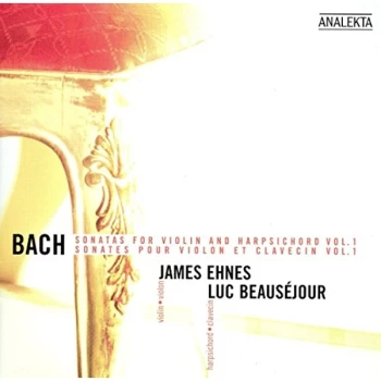 Image of James Ehnes - Bach: Sonatas for Violin & Harpsichord CD