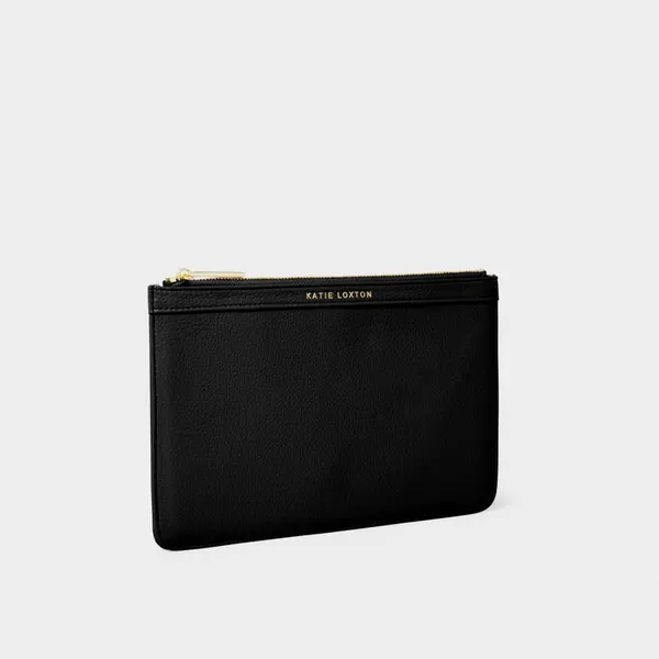 image of Katie Loxton Black Cleo Pouch & Card Holder KLB2822