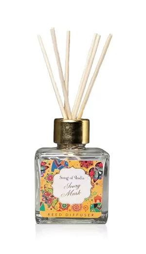 Image of Ivory Musk Glass Jar Scented Diffuser