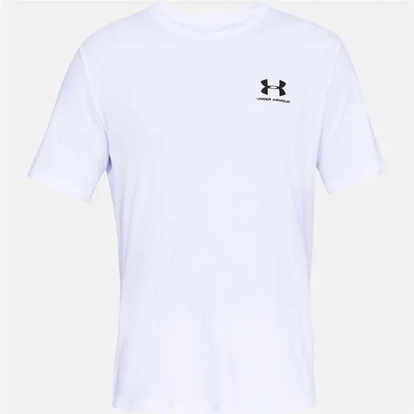 Image of Under Armour Sportstyle Short Sleeve T-Shirt Mens Regular Fit T-Shirts S Brown 59089705350