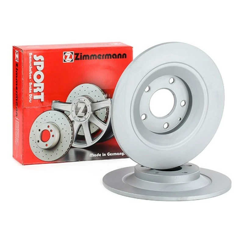 Image of ZIMMERMANN 370.3056.20 Brake disc Rear Axle, solid, Coated Brake Disc (82)