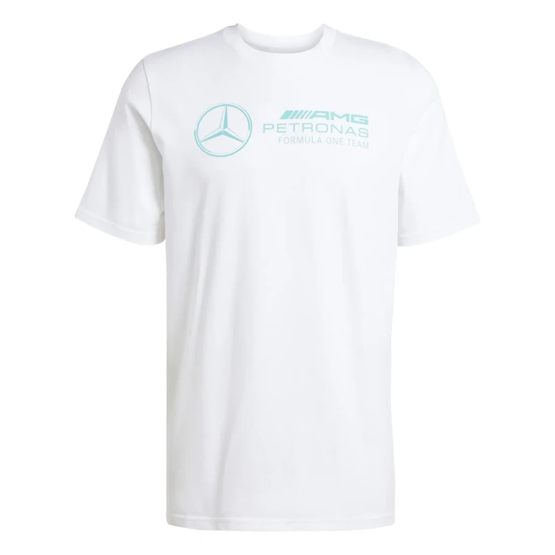 Image of Adidas Mercedes AMG Graphic T-Shirt Petronas Formula One Team DNA Blanc Male S