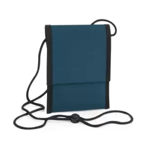 Image of Bagbase Unisex Adult Recycled Crossbody Bag (One Size) (Petrol)