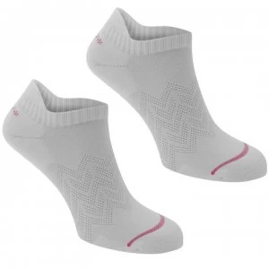 image of USA Pro Trainer Liner Socks Ladies - White/Pink