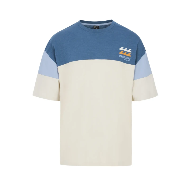 Image of Protest T-Shirt Protest Duel Bleu Male XS