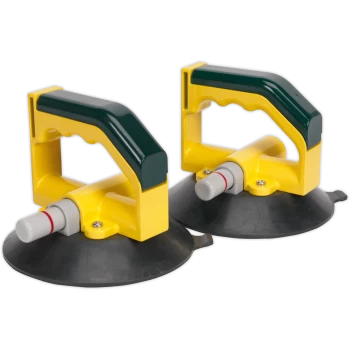Image of Sealey AK98943 2 Piece Suction Cup Lifter Set