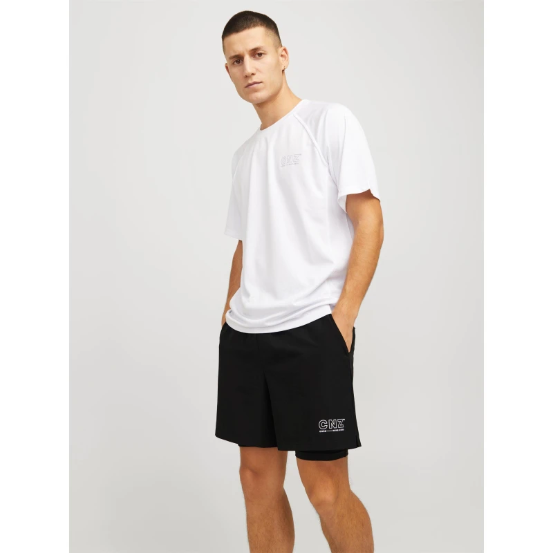 Image of Jack and Jones Mens Performance Gym Shorts Black male XL
