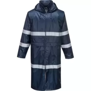 Image of Portwest Classic Iona Rain Coat Navy 3XL