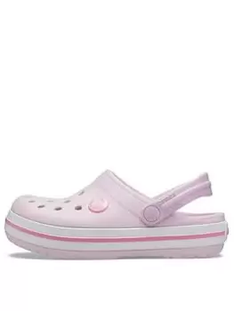 Image of Crocs Crocband Clog Kids Sandal, Pink, Size 12 Younger