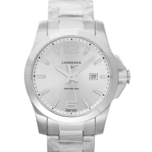 Image of Conquest Quartz Silver Dial Mens Watch