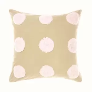 image of Haze Tufted Pillow Sham Pink/Sand