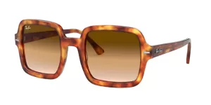 Image of Ray-Ban Square Sunglasses - Red