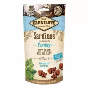 image of Carnilove Sardines with Parsley Semi Moist Cat Treats 50g