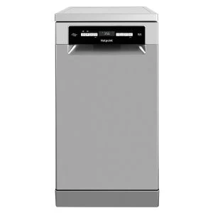 image of Hotpoint HSFO3T223WXUKN Slimline Freestanding Dishwasher