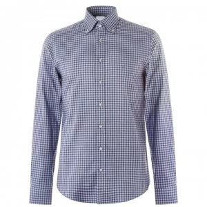 Image of Calvin Klein Check Shirt - Blue 0G0