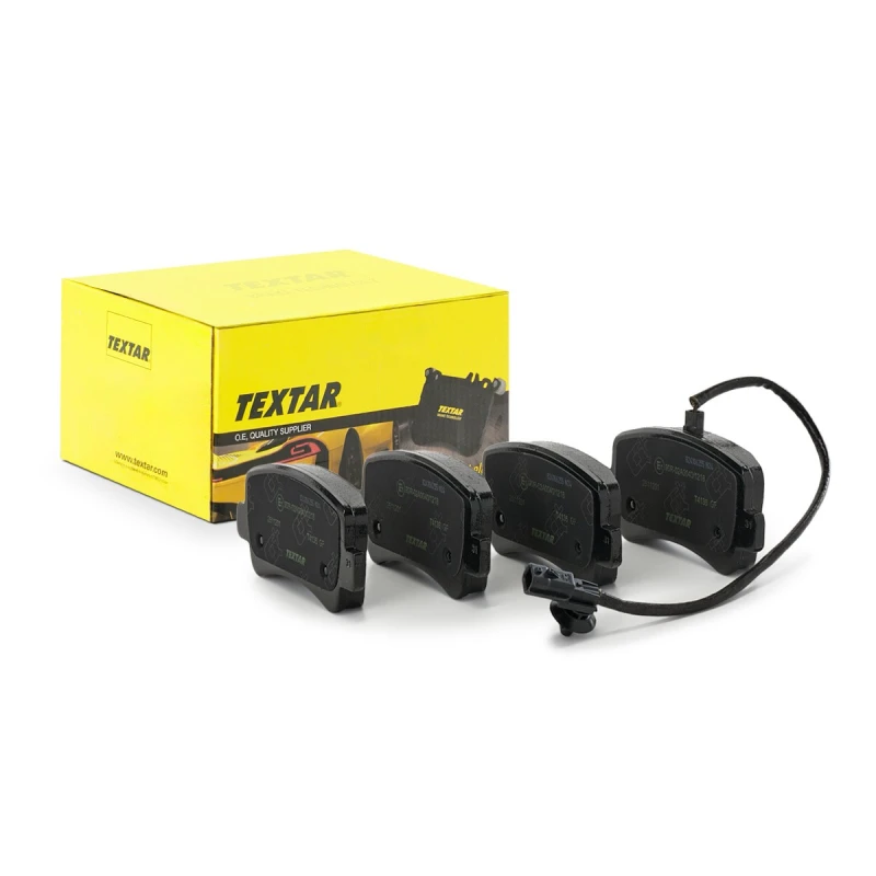 Image of TEXTAR 2511201 Brake pad set Q+ with integrated wear warning contact Brake Pad Set,disc brake (402)