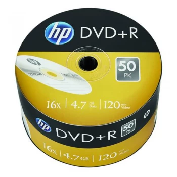 Image of HP DVDR 16X 4.7GB Wrap Pack of 50 69305