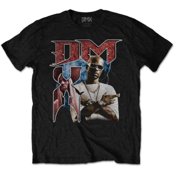 Image of DMX - Bootleg Red Unisex Large T-Shirt - Black