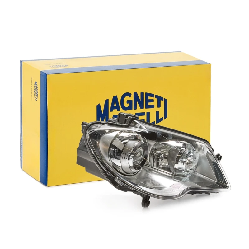Image of MAGNETI MARELLI 711307022697 Headlights W5W, Right, with motor for headlamp levelling, Bi-Xenon Headlight (259)