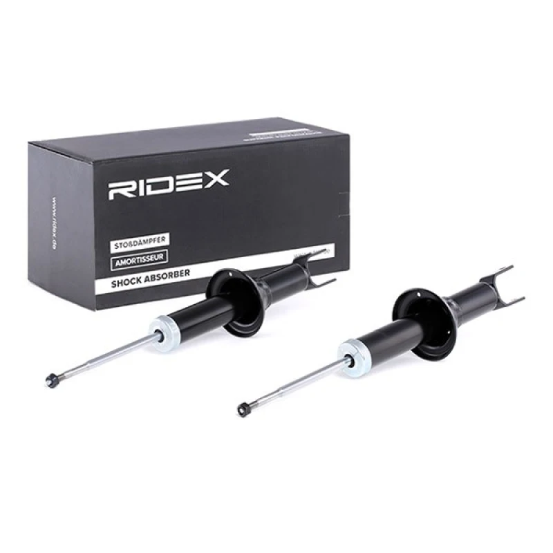 Image of RIDEX 854S2106 Shock absorber PROTECTION KIT Rear Axle, Gas Pressure, Twin-Tube, Spring-bearing Damper, Bottom Fork Shock Absorber (854)