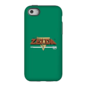 image of Nintendo The Legend Of Zelda Retro Logo Phone Case - iPhone 5C - Tough Case - Gloss