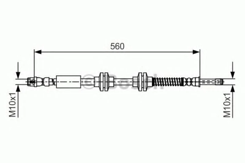 Image of Bosch 1 987 481 664 Brake Hose Brake Hose (83)