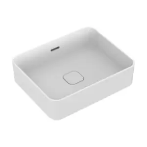 Image of Strada II Vessel Basin 50 X 40 White Overflow No Tap Hole Rectangular - 232641