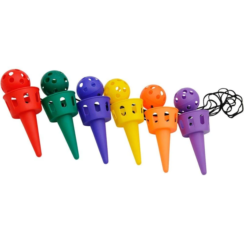 Image of Sports Directory Catching Cups & Balls (Set of 6) Neutral unisex One Size