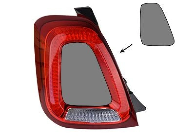 Image of VAN WEZEL Rear light VAN WEZEL 1614933