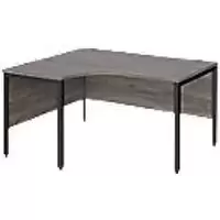 Image of Dams International Left Hand Ergonomic Desk MB14ELKGO 1,400 x 1,200 x 725 mm
