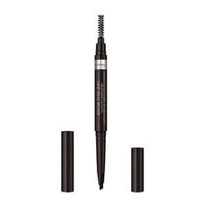 Image of Rimmel 2IN1 Fill & Sculpt Brow Definer Pencil Soft Black
