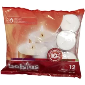 image of Bolsius Maxi Tealights 60mm Pack 12