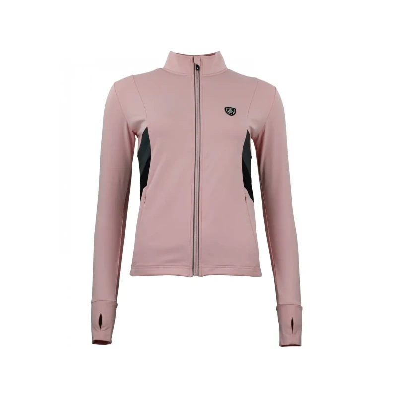 Image of Womens full-zip 1st skin T-Shirt Peak Mountain Rose Female M
