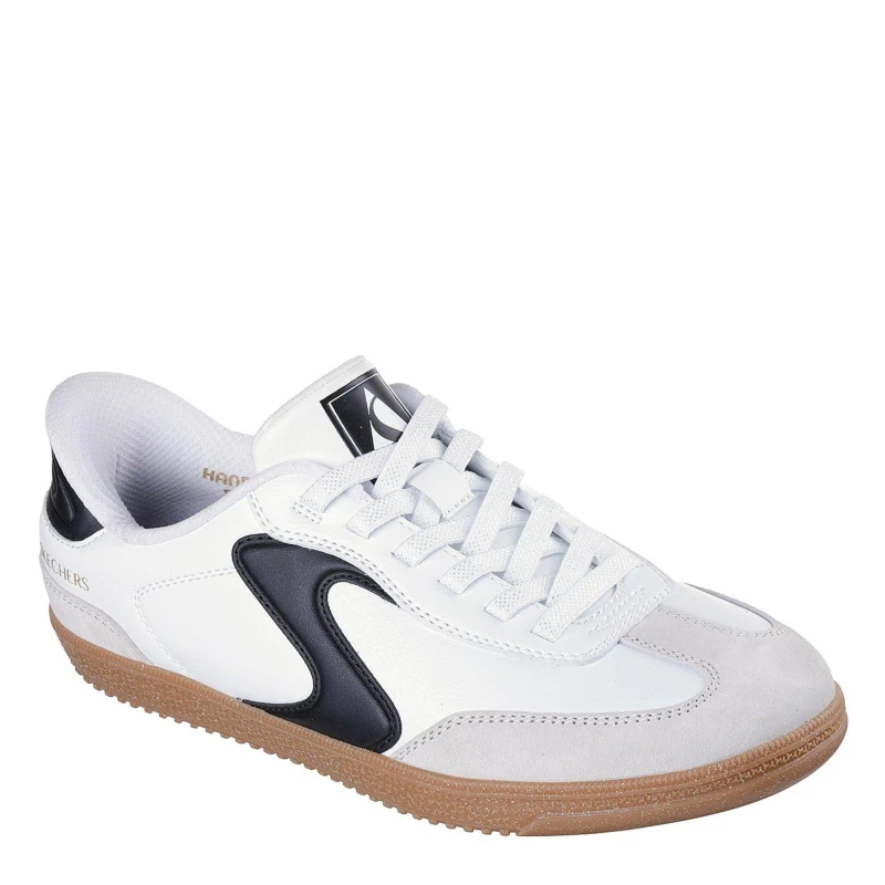 Image of Skechers Womens Duraleather and Suede Overlay Bungee Low-Top Trainers Casual Trainers 4 (37) Multi 27059599240