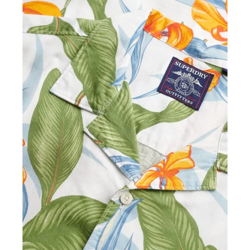 Image of Superdry Shirt Superdry Hawaiian Vert Male S