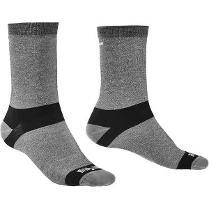 Image of Bridgedale LINER Base Layer Coolmax Liner x 2 Mens - Large Grey