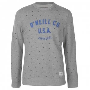 Image of ONeill Laid Back Crew Sweater Mens - Silver
