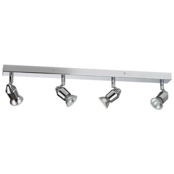 Linea Verdace Lighting - Linea Verdace Bomba 4 Light Spotlight Bar Chrome