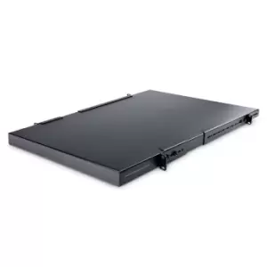 image of StarTech.com 1U 4-Post Adjustable Server Rack Mount Shelf -...