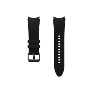 image of Samsung Hybrid Eco-Leather Band (S/M) for Galaxy Watch6 in Black (ET-SHR95SBEGEU)