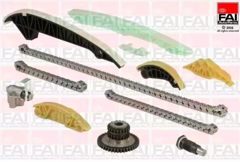 Image of FAI AutoParts TCK212NG Timing Chain Kit Low-noise chain, without gaskets/seals Timing Chain Kit (1389)