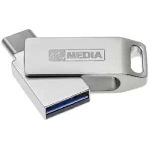 image of Verbatim My Dual USB 3.2 Gen 1 /USB C Drive 128GB USB stick 128GB Silver 69271 USB 3.2 1st Gen (USB 3.0), USB-C