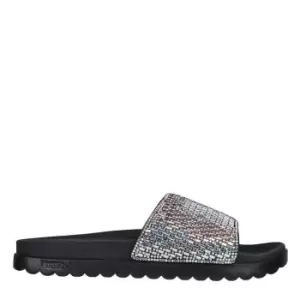 Image of Skechers Arch Fit Sliders Ladies - Silver