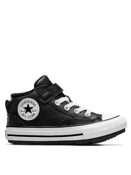 image of Converse Chuck Taylor All Star Malden Street Kids Boot, Black, Size 12 Younger