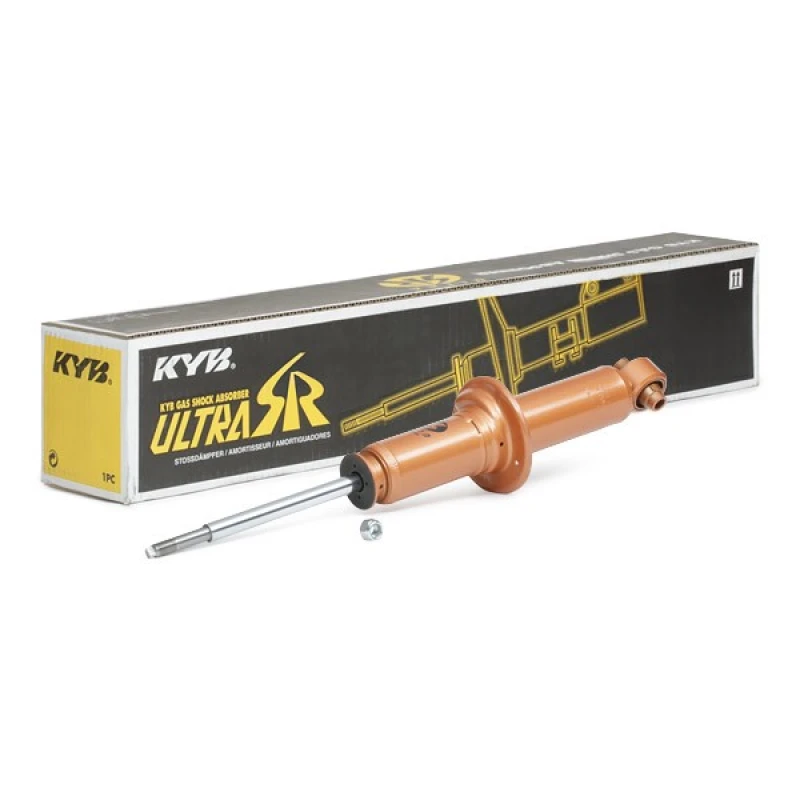 Image of KYB 351020 Shock absorber Rear Axle, Gas Pressure, Twin-Tube, Spring-bearing Damper, Bottom eye Shock Absorber (854)