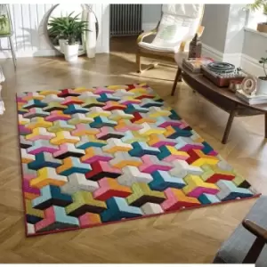 Image of Oriental Weavers Piccadilly 531 X Rug - 160x230cm, Geometric - Multi