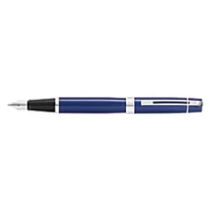 image of Scheaffer Fountain Pen 300 Glossy Blue, Silver