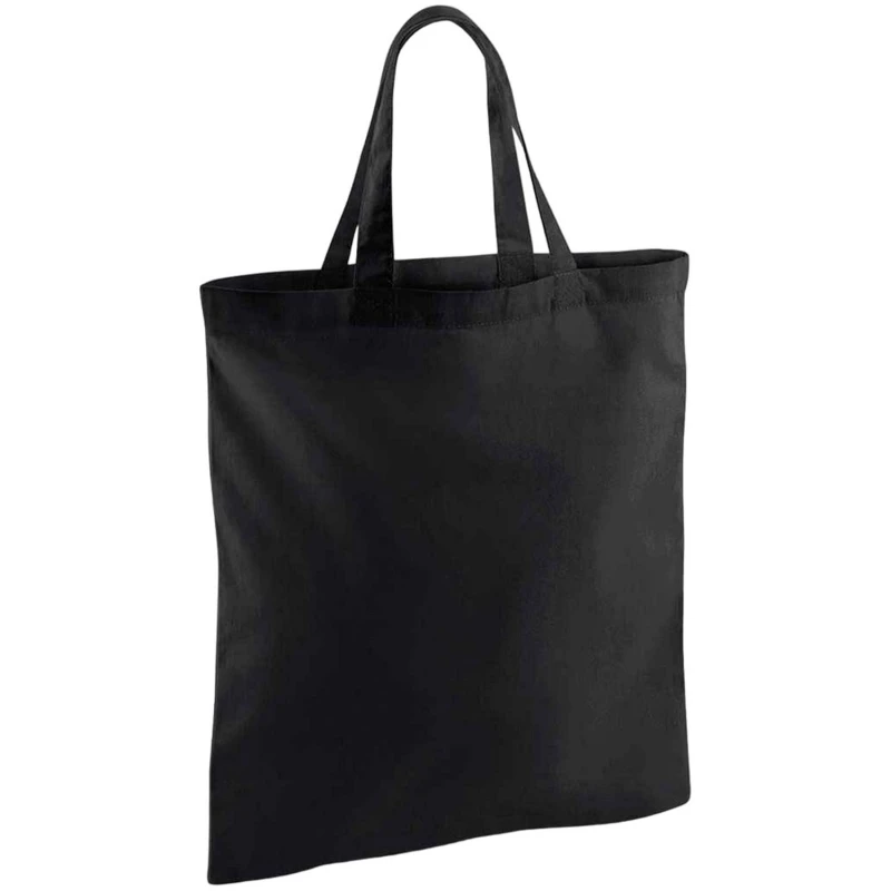 Image of Westford Mill Womens Short Handle Tote Bag in Black Female One Size