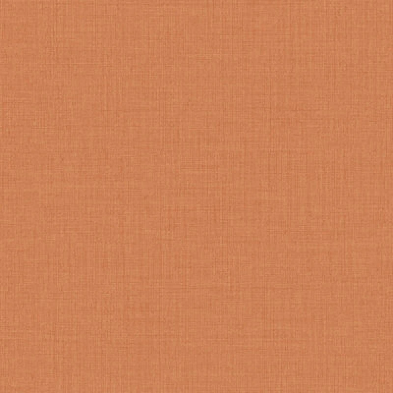 Image of Grandeco Linen Textured Plain Wallpaper, Terracotta Orange